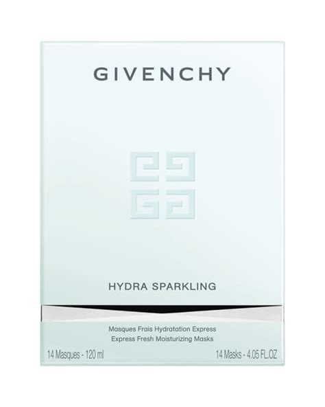 givenchy hidra sparkling prezzo|Givenchy Hydra Sparkling Express Fresh Moisturizing Masks.